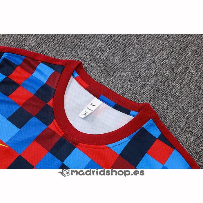 Chandal del Barcelona Manga Corta 26-27 Azul Rojo - Pantalon Corto